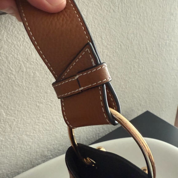 Strathberry Tan Crossbody Bag Midi Size - Picture 11 of 12